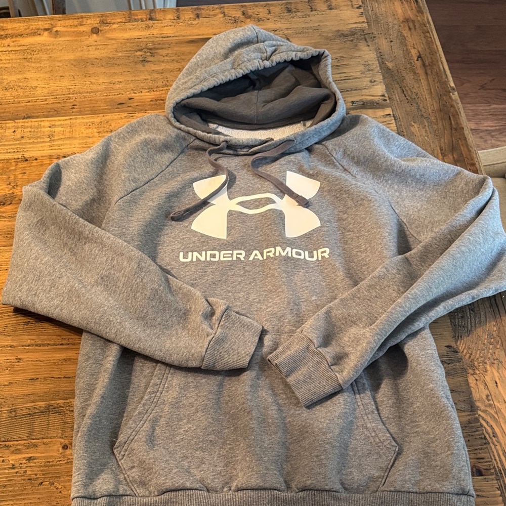 Under Armour Heather Gray Hoodie for Men